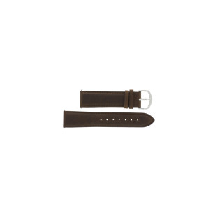Pulseira de relógio Universal H444 Couro Marrom 22mm