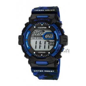 Pulseira de relógio Calypso K5693-1 Plástico Azul 27mm