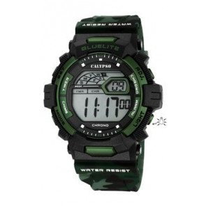 Pulseira de relógio Calypso K5693-2 Plástico Verde 27mm