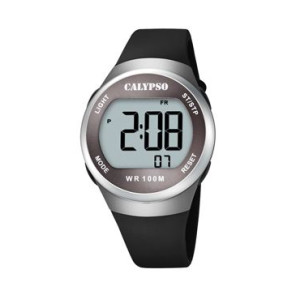 Pulseira de relógio Calypso K5786-4 Borracha Preto