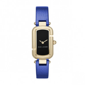 Pulseira de relógio Marc by Marc Jacobs MJ1501 Couro Azul 12mm