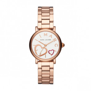 Pulseira de relógio Marc by Marc Jacobs MJ3592 Aço Vinho rosé 14mm