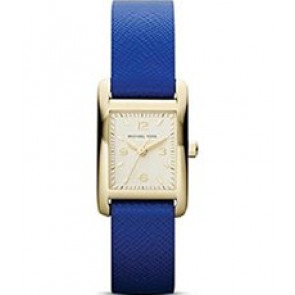 Pulseira de relógio Michael Kors MK2271 Couro Azul 14mm