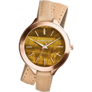 Pulseira de relógio Michael Kors MK2328 Couro Rosa 12mm