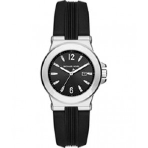 Pulseira de relógio Michael Kors MK2499 Silicone Preto 20mm