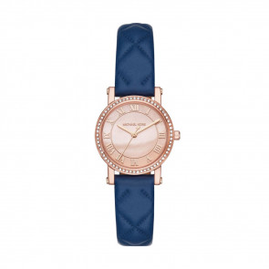 Pulseira de relógio Michael Kors MK2696 Couro Azul 14mm