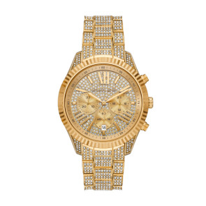 Pulseira de relógio Michael Kors MK4971 Aço Banhado a ouro 20mm