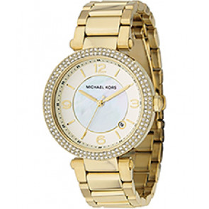 Pulseira de relógio Michael Kors MK5089 Aço Banhado a ouro 20mm