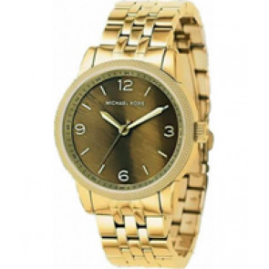 Pulseira de relógio Michael Kors MK5099 Aço Banhado a ouro 18mm
