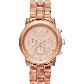 Pulseira de relógio Michael Kors MK6203 Plástico Rosa 22mm