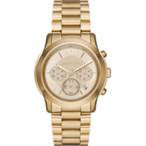 Pulseira de relógio Michael Kors MK6274 Aço Banhado a ouro 22mm