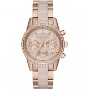 Pulseira de relógio Michael Kors MK6307 Aço inoxidável Rosado 18mm