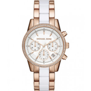 Pulseira de relógio Michael Kors MK6324 Aço Bicolor 18mm