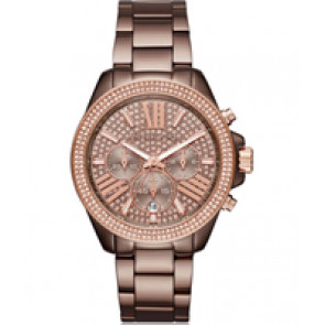 Pulseira de relógio Michael Kors MK6411 Aço Marrom 20mm