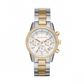 Pulseira de relógio Michael Kors MK6474 Aço Bicolor 18mm