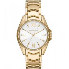 Pulseira de relógio Michael Kors MK6693 Aço Banhado a ouro 18mm