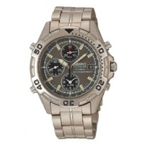 Pulseira de relógio Seiko SKJ151P1 / 5M43-0C70 Aço 19mm