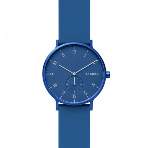 Pulseira de relógio Skagen SKW6508	 Silicone Azul 20mm