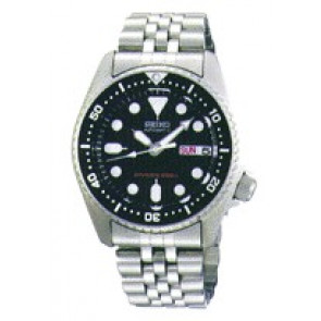 Pulseira de relógio Seiko SKX013K2 / 7S26-0030 / 44G2JZ Aço 20mm