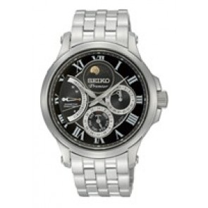 Pulseira de relógio Seiko Collection / SRX005P1 / 5D88-0AD0 / M0NB111J0 Aço 20mm