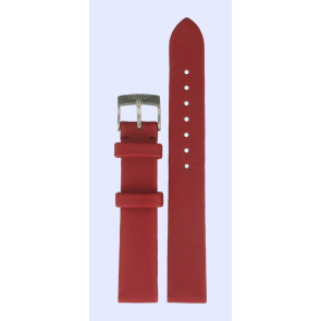 Pulseira de relógio Tissot T603026946 Couro/Plástico Vermelho 15mm