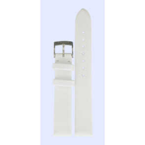 Pulseira de relógio Tissot T603026948 Couro/Plástico Branco 15mm