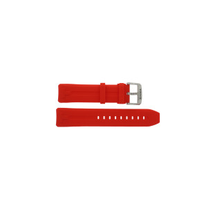 Pulseira de relógio Relógio inteligente Tissot T1214204705101A / T603044329 Borracha Vermelho 23mm
