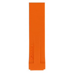 Pulseira de relógio Tissot T0482172705700 / T610031515 Borracha Laranja 17mm