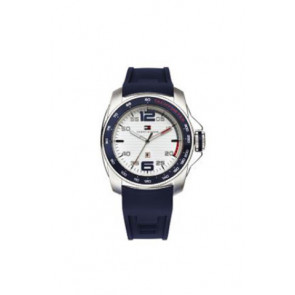 Pulseira de relógio Tommy Hilfiger TH-113-1-27-1239 / TH679301431 Borracha Azul 25mm