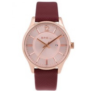 Pulseira de relógio Breil TW1763 Couro Bordéus 16mm