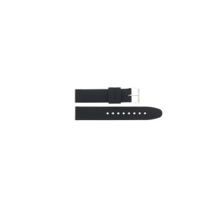 Pulseira de relógio Guess V1005M1 Silicone Preto 18mm