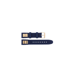Pulseira de relógio Guess W0325L8 Borracha Azul 20mm