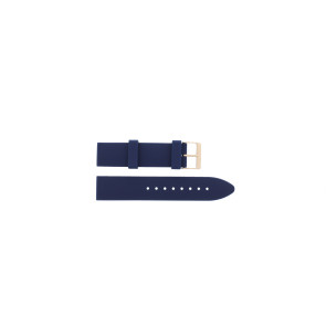 Pulseira de relógio Guess W0911L6 Silicone Azul 20mm