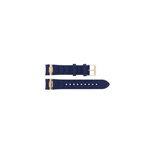 Pulseira de relógio Guess W1157L3 Silicone Azul 19mm