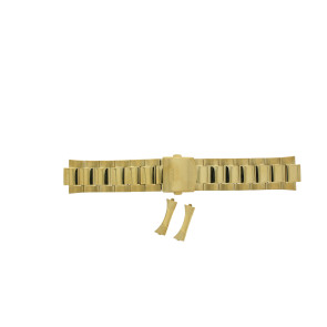 Pulseira de relógio Guess W1184G2 / Orbit Aço Banhado a ouro 24mm