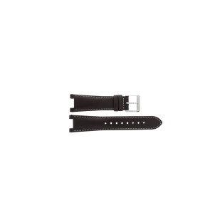 Pulseira de relógio GC watches Z06002G1 / Z06002G1MF Couro Marrom 12mm