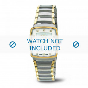 Boccia pulseira de relogio 3241-02 Titânio Bicolor