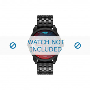 Pulseira de relógio Diesel DZ7340 Aço Preto 22mm