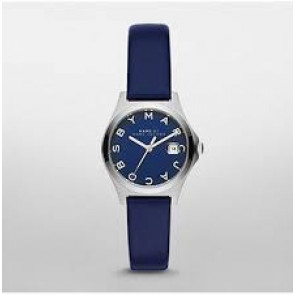 Pulseira de relógio Marc by Marc Jacobs MJ8671 Couro Azul 14mm