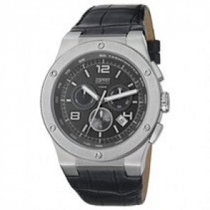 Pulseira de relógio Esprit ES102881 Couro Preto 17mm