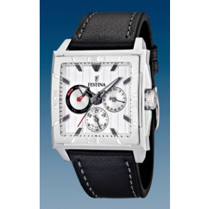 Pulseira de relógio Festina F16568/1 Couro Preto 28mm