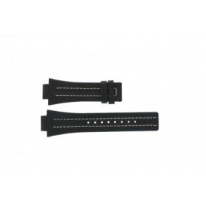 Pulseira de relógio Festina F16185-1 / F16280 / F16295-2 Couro Preto 16mm