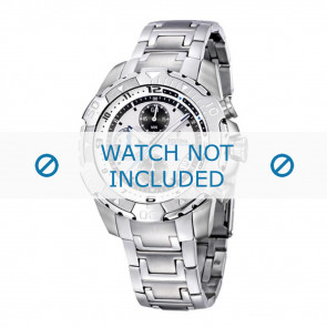 Festina pulseira de relogio F16358-1 / F16358-2 / F16358-3 /F16358-4 / F16358-5 / F16358-6 Metal Prata 22mm