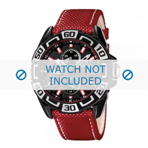 Pulseira de relógio Festina F16584-2 Couro Vermelho 24mm