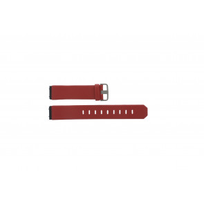Jacob Jensen pulseira de relógio 600 serie  Couro Vermelho 17mm 