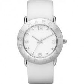 Pulseira de relógio Marc by Marc Jacobs MBM1136 Couro Branco 20mm