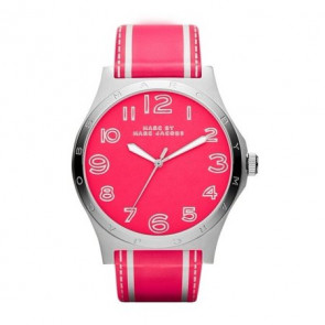 Pulseira de relógio Marc by Marc Jacobs MBM1231 Couro Rosa 22mm