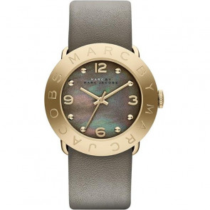 Pulseira de relógio Marc by Marc Jacobs MBM1287 / MBM1140 Couro Cinza 20mm