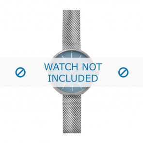 Skagen pulseira de relogio SKW2622 Metal Prata 14mm