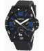 Pulseira de relógio Fossil BQ2161 Silicone Preto 22mm